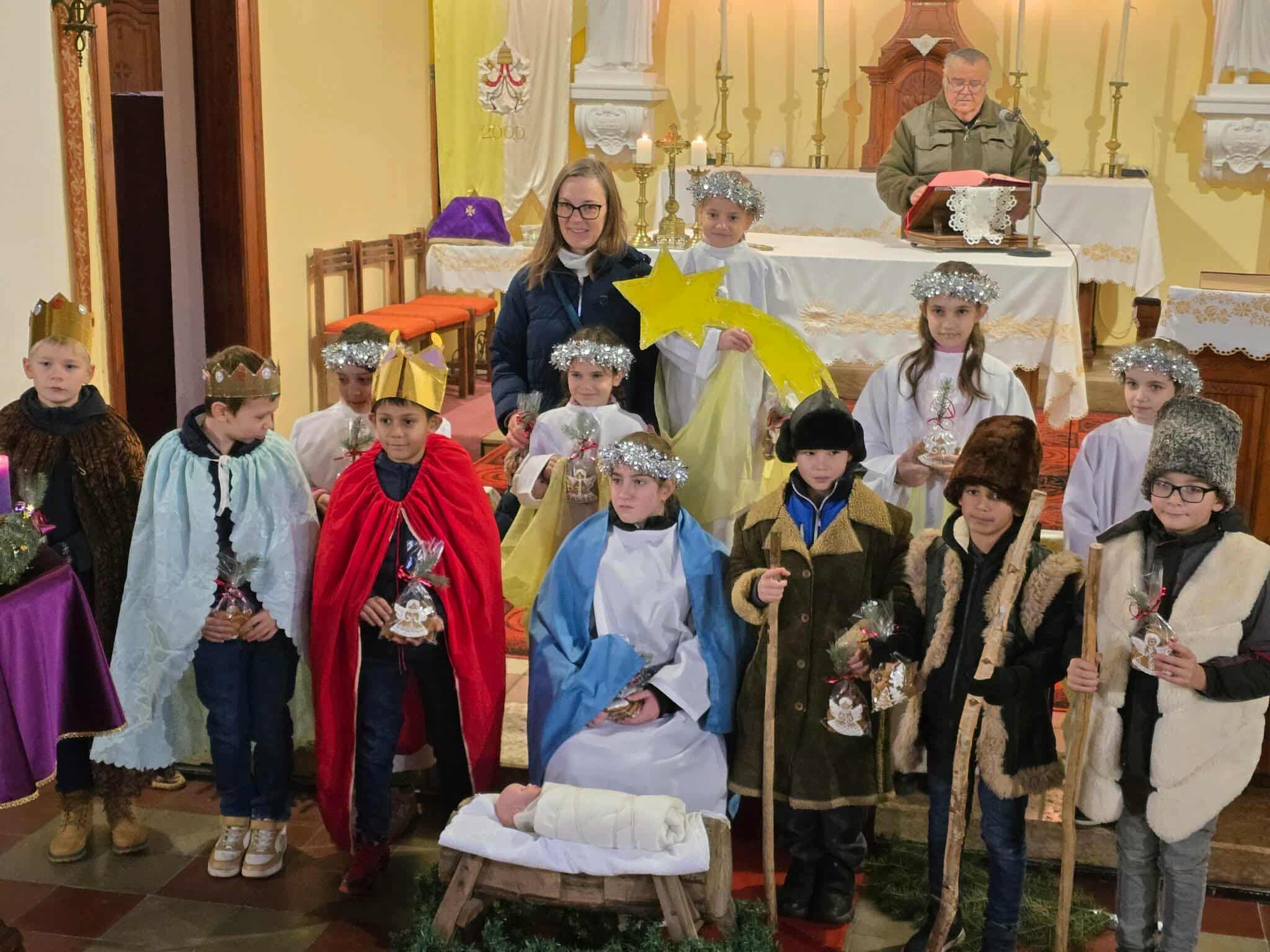 Betlehemi előadás a 3. osztályosokkal